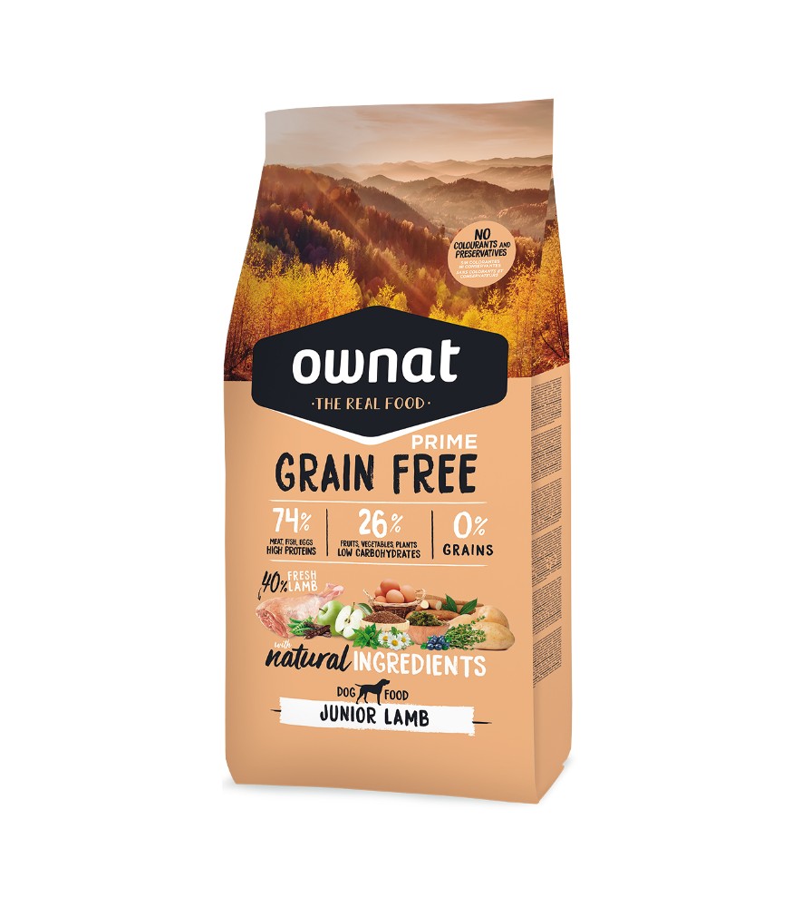 OWNAT GRAIN FREE PRIME JUNIOR LAMB