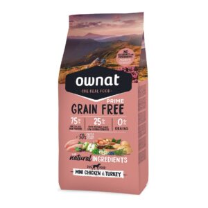 OWNAT GRAIN FREE PRIME MINI CHICKEN & TURKEY