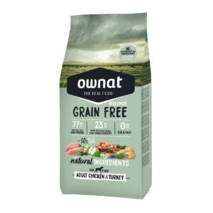 OWNAT GRAIN FREE PRIME ADULT CHICKEN & TURKEY