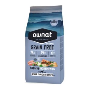 OWNAT GRAIN FREE PRIME SENIOR CHICKEN & TURKEY