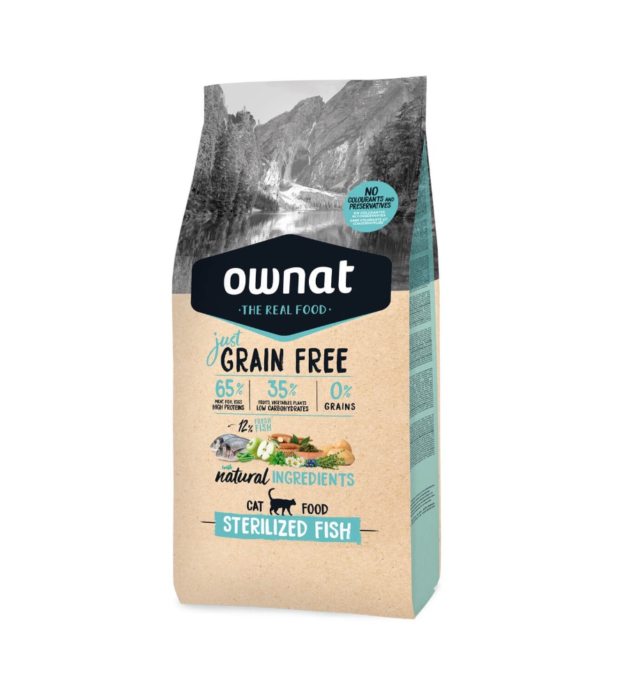 OWNAT GRAIN FREE JUST STERILIZED FISH