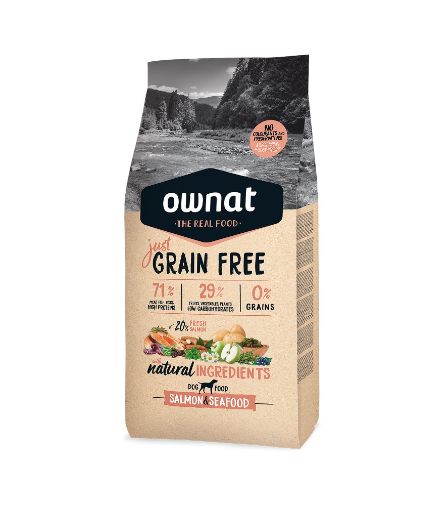 OWNAT JUST GRAIN FREE SALMON & SEAFOOD