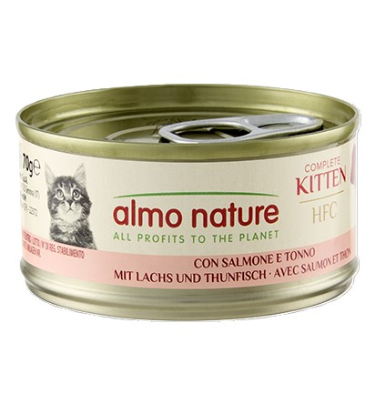 ALMO NATURE CAT COMPLETE HFC KITTEN SALMON Y ATUN