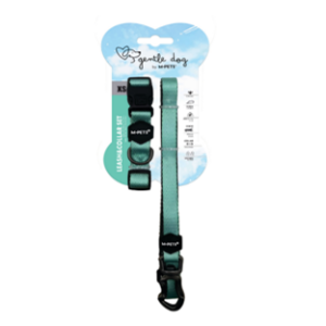 GENTLE DOG PACK COLLAR Y CORREA VERDE